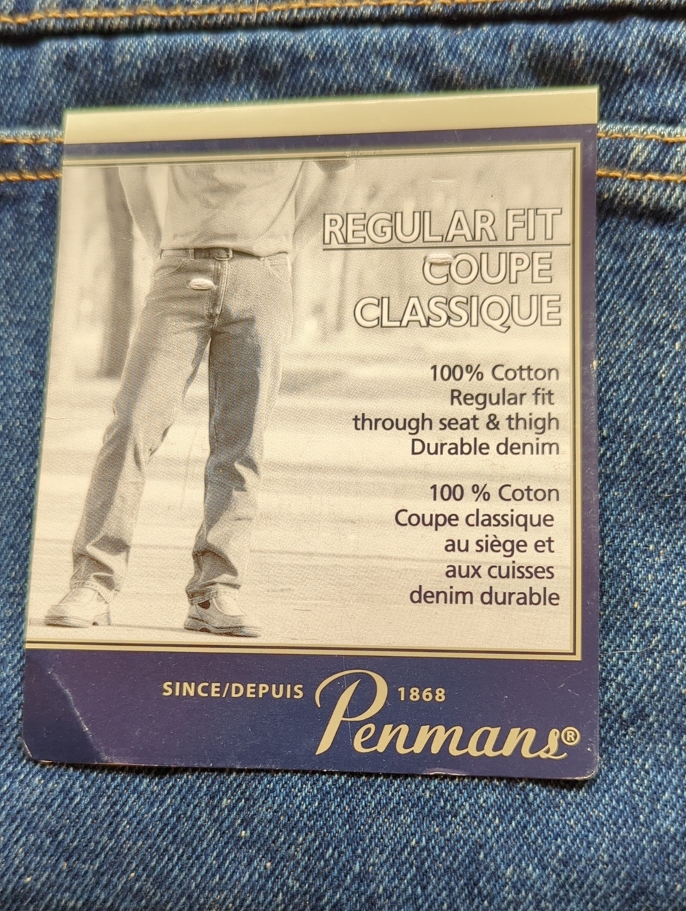 Penmans Relaxed Fit Men’s Jeans in Blue Denim
